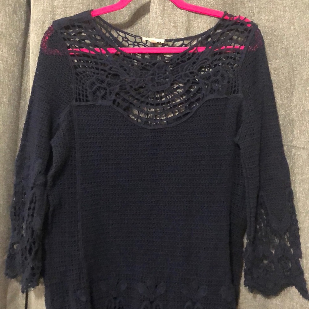 Navy sweater